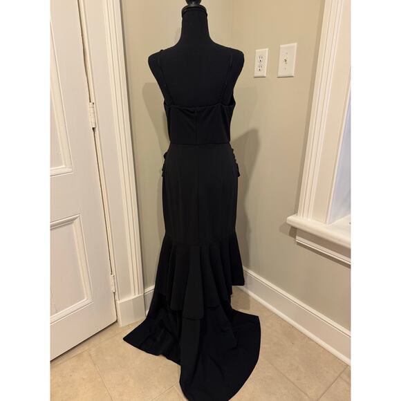 Black Long Dress VENUS Brand - Picture 2 of 6
